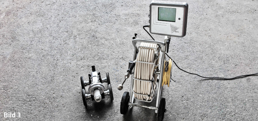 Kamerawagen für grosse Kanäle